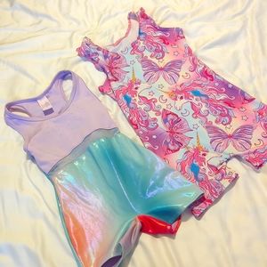Girls gymnastics gear. Get both for $15